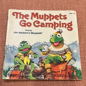 Vintage 1984 Jim Henson The Muppets Go Camping Storybook